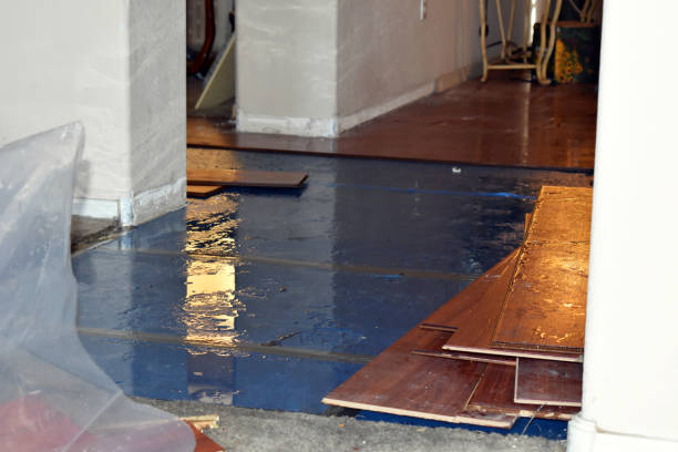 Professional Water Damage technician working in Milfay, OK